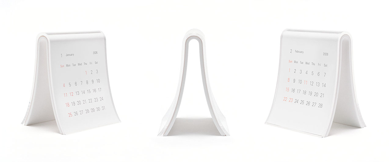 desk calendar 2024 'wave motion'